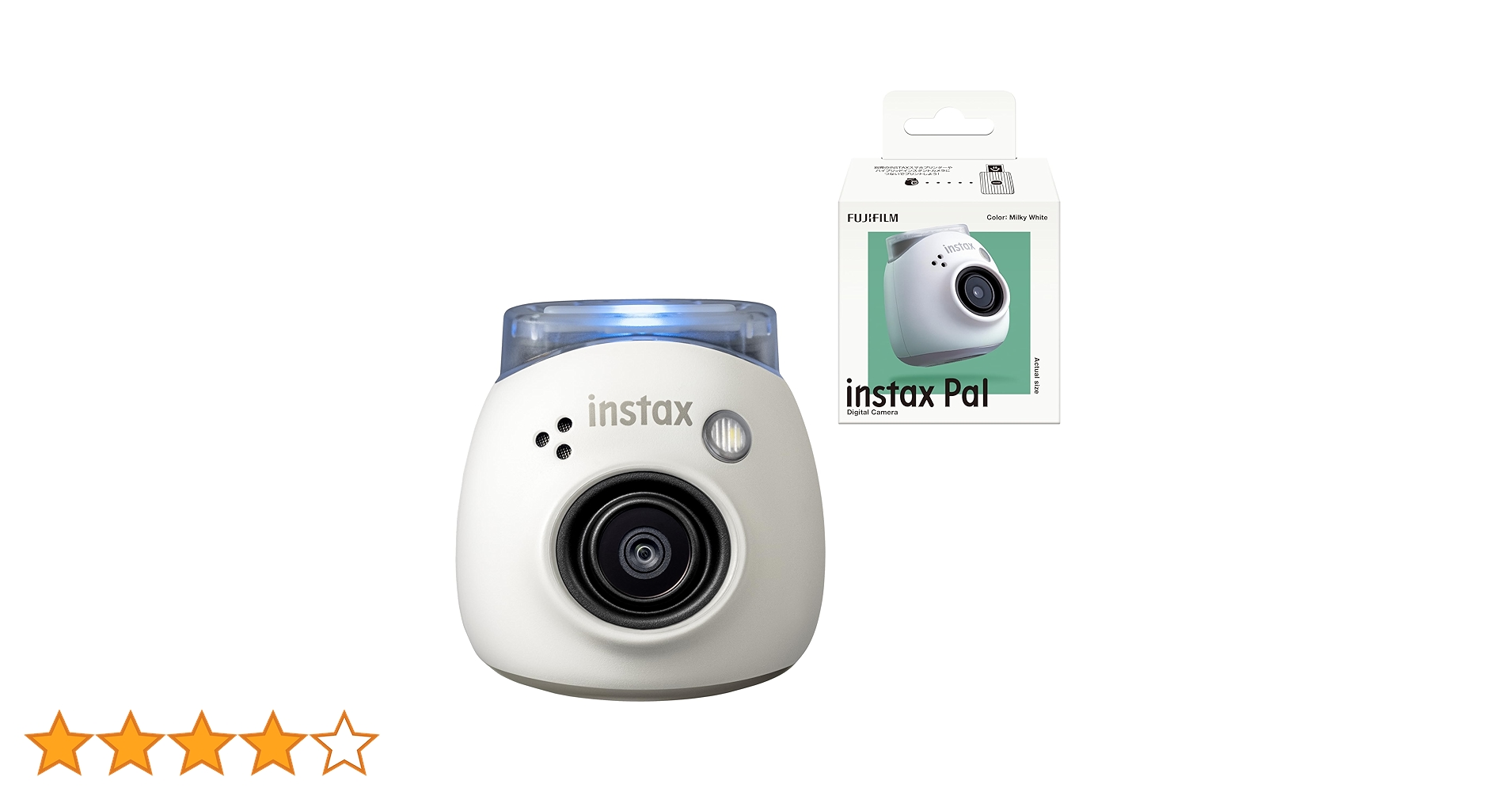 美品 FUJIFILM instax Pal ミルキーホワイト シリコンケース付 710ShYzJNXL.jpg_BO30,255,255,